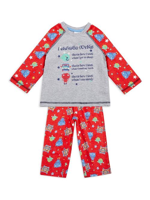 kids printed pyjama nightwear set - 21193062 - Very Small Image - 1