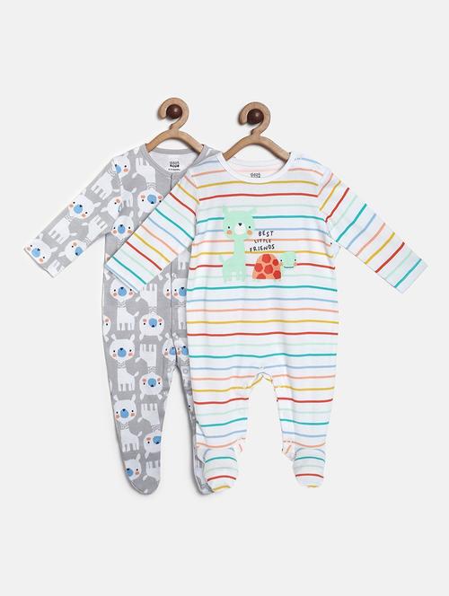 kids printed romper sets - 21193107 - Very Small Image - 1