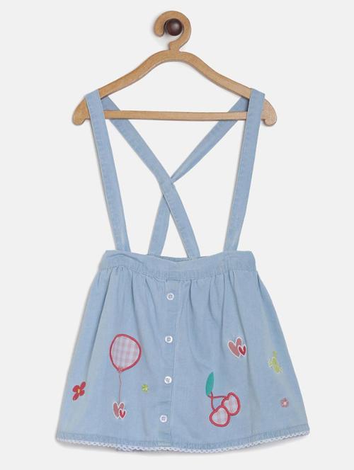 light blue cotton dungaree - 21193273 - Very Small Image - 1