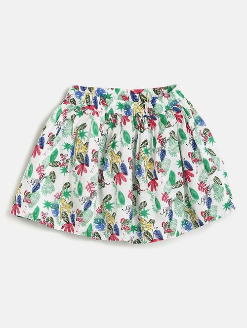 girls mid rise flared mini skirt - 21193294 - Very Small Image - 1