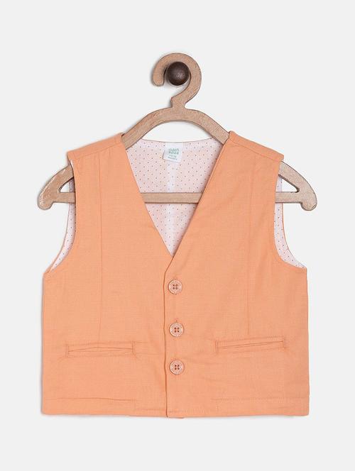 orange cotton waistcoats jackets & coat - 21193456 - Very Small Image - 1