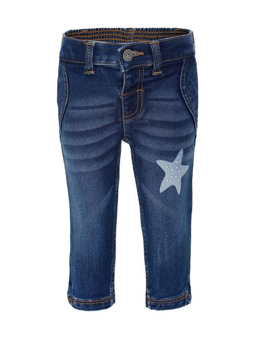 blue cotton blend three fourths shorts and threefourth - 21193516 - Very Small Image - 1