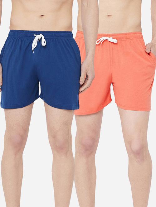 multi colored cotton blend boxer shorts - 21193753 - Very Small Image - 1