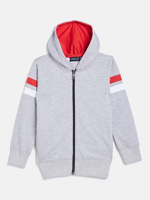 grey cotton blend plain sweatshirt - 21193821 - Very Small Image - 1