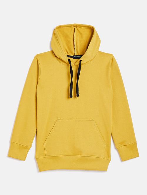 yellow cotton blend plain sweatshirt - 21193823 - Very Small Image - 1