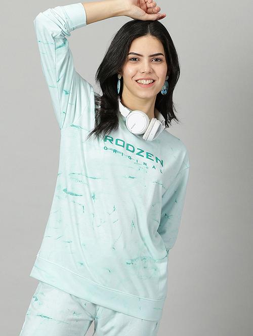 round neck tie & dye sweatshirt - 21193921 - Very Small Image - 1