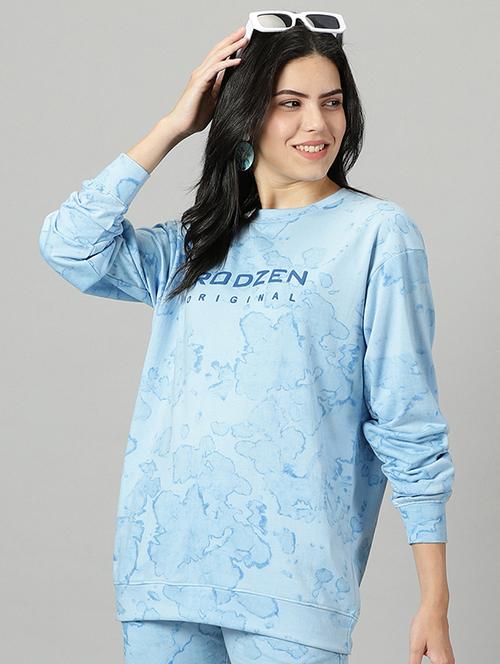round neck tie & dye sweatshirt - 21193922 - Very Small Image - 1
