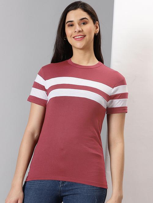 round neck striped t-shirt - 21194324 - Very Small Image - 1