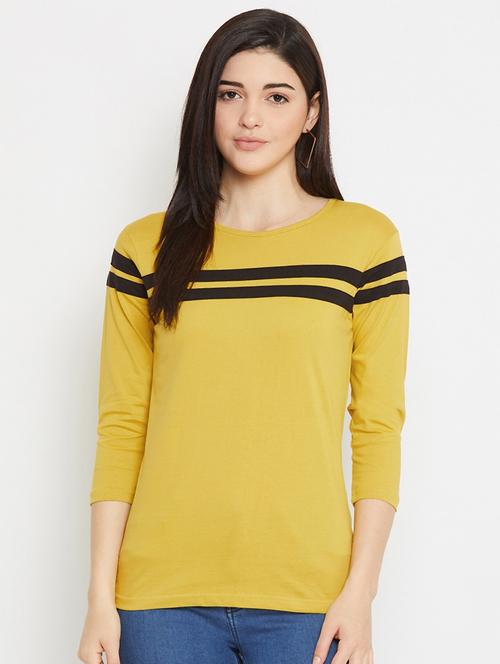 round neck striped t-shirt - 21194368 - Very Small Image - 1