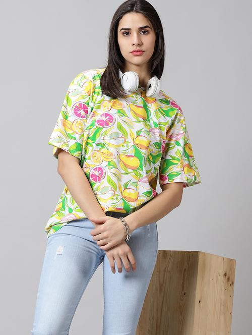 women printed oversized t-shirt - 21194457 - Very Small Image - 1