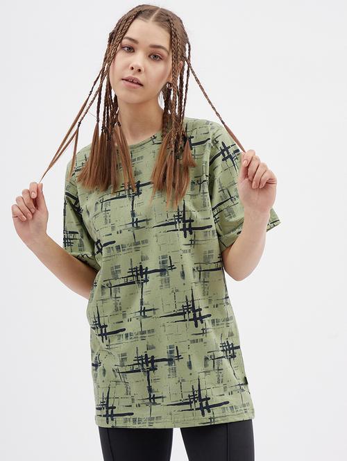 women printed oversized t-shirt - 21194498 - Very Small Image - 1