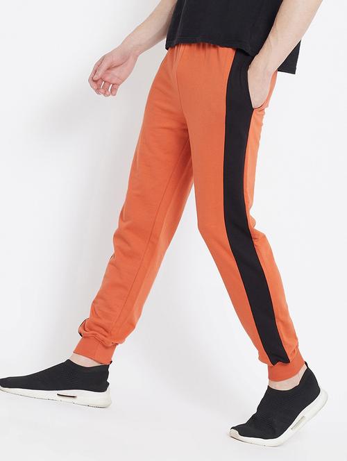 orange cotton joggers track pant - 21194675 - Very Small Image - 1