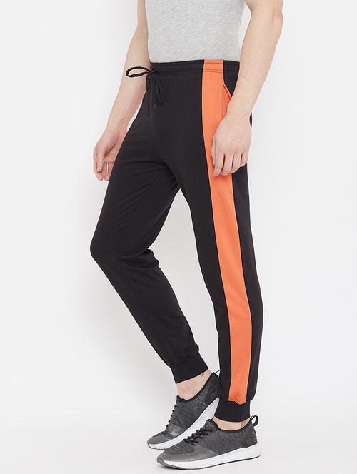 black cotton joggers track pant - 21194676 - Very Small Image - 1