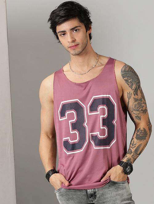 men printed cotton vest - 21194727 - Very Small Image - 1