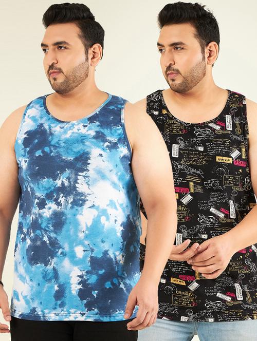 pack of 2 printed vests - 21194765 - Very Small Image - 1