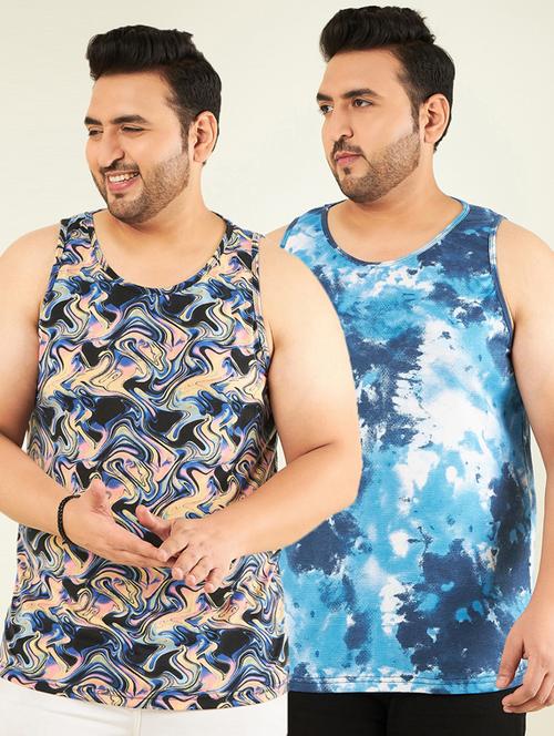 pack of 2 printed vests - 21194766 - Very Small Image - 1