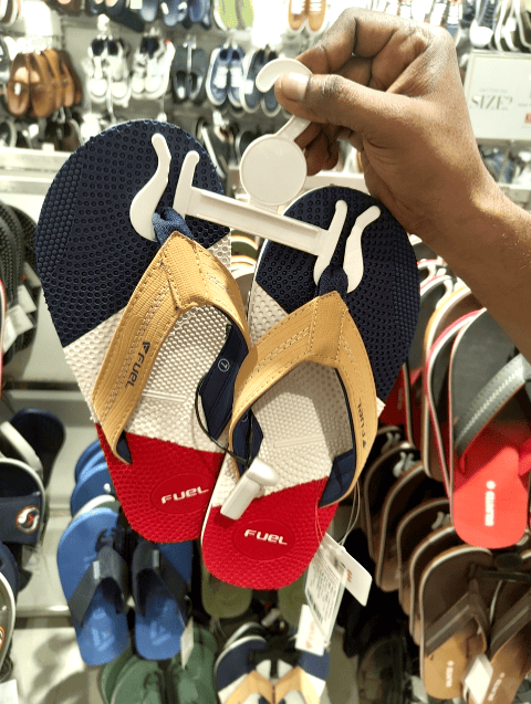 blue pu (polyurethane) slippers - 21194976 - Very Small Image - 1