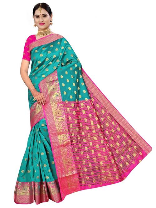 women self design banarasi saree - 21197000 - Very Small Image - 1