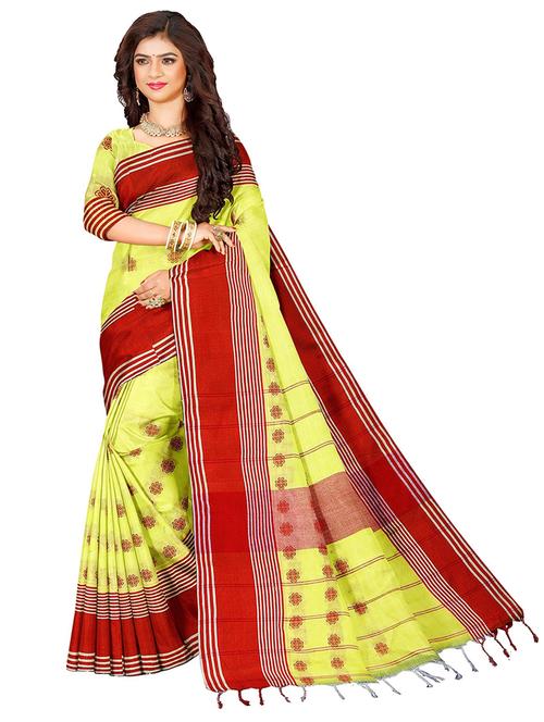 women self design handloom saree - 21197710 - Very Small Image - 1