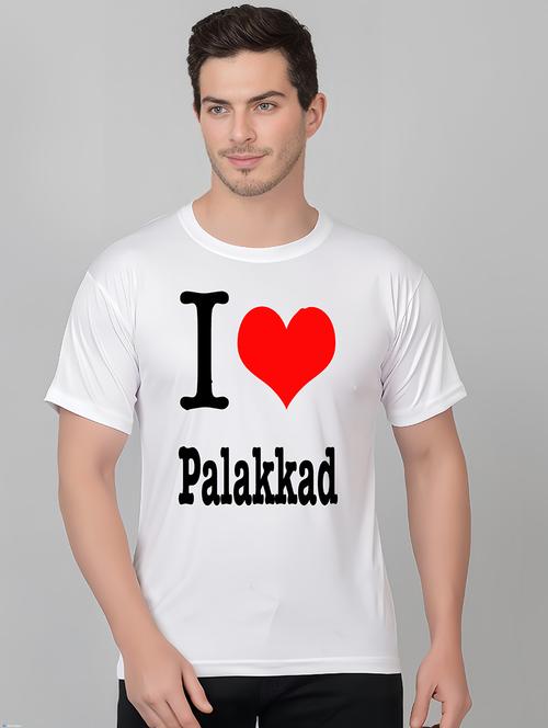men round neck front print t-shirt - 21206113 - Very Small Image - 1