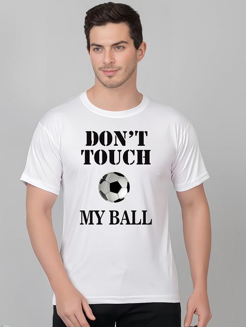 men round neck front printed t-shirt - 21206174 - Very Small Image - 1
