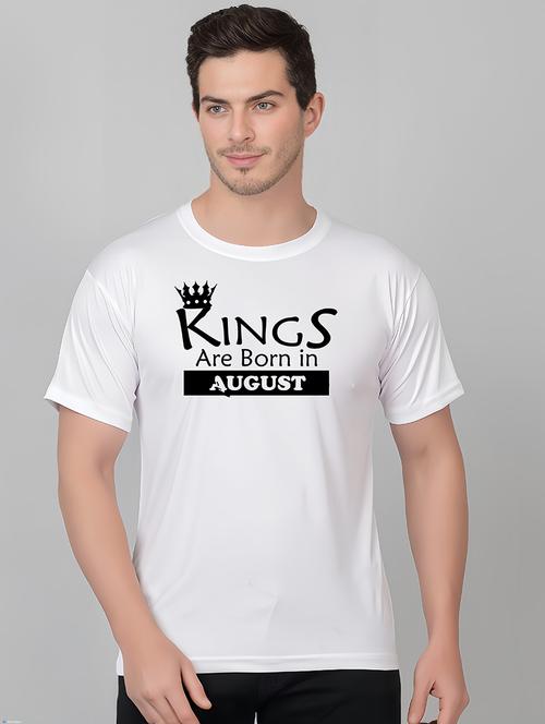 men round neck chest print t-shirt - 21206479 - Very Small Image - 1