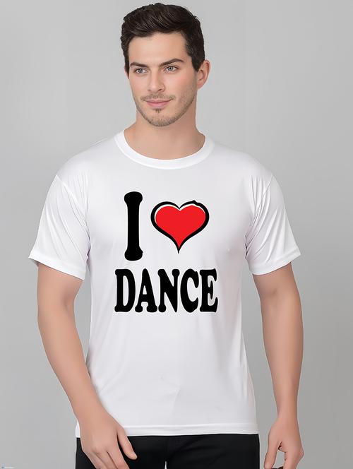 men round neck front print t-shirt - 21208169 - Very Small Image - 1