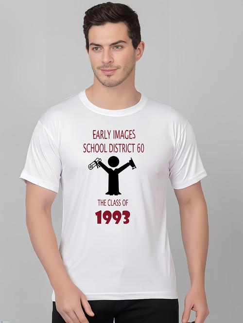 men round neck front print t-shirt - 21208620 - Very Small Image - 1