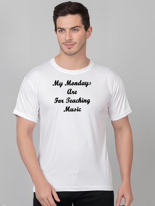 men round neck chest printed t-shirt - 21208653 - Very Small Image - 1