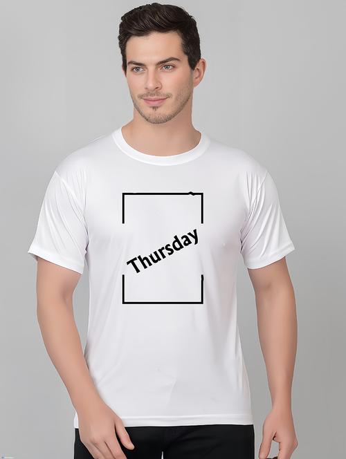 men short sleeves front print t-shirt - 21208670 - Very Small Image - 1