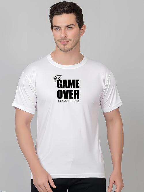 men round neck chest print t-shirt - 21208760 - Very Small Image - 1