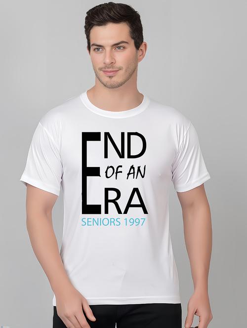 men round neck front print t-shirt - 21208805 - Very Small Image - 1