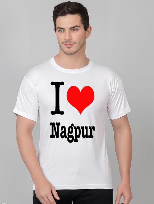 men round neck front print t-shirt - 21208968 - Very Small Image - 1