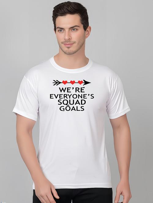 men round neck chest printed t-shirt - 21208974 - Very Small Image - 1