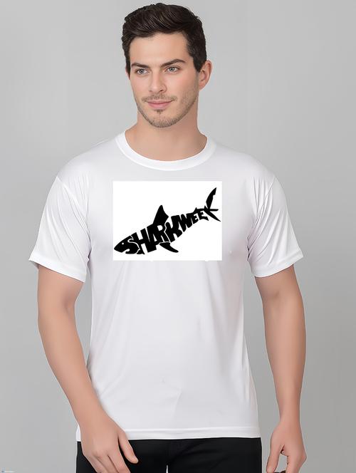 men round neck chest printed t-shirt - 21209072 - Very Small Image - 1