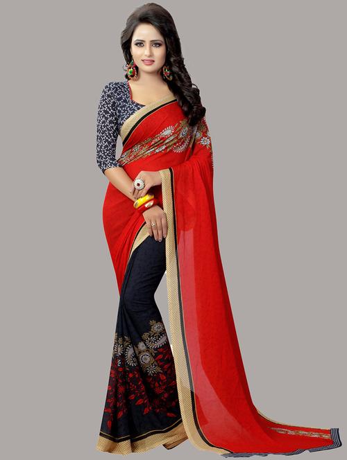 women printed saree - 21220174 - Very Small Image - 1
