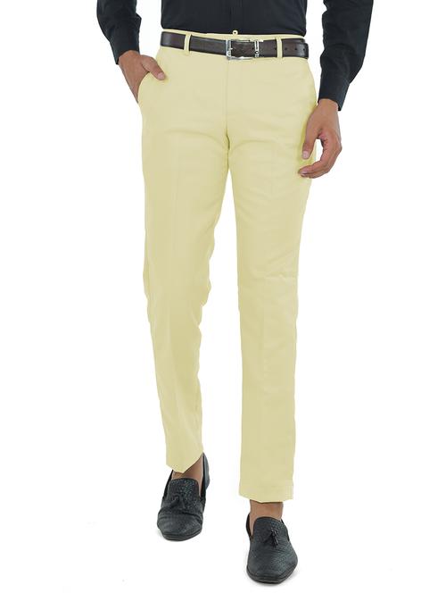 men solid mid rise formal trouser - 21223425 - Very Small Image - 1