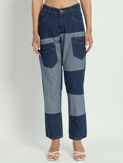 women solid high rise jean - 21225075 - Very Small Image - 1