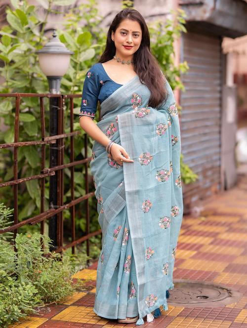 women handloom saree - 21226040 - Very Small Image - 1