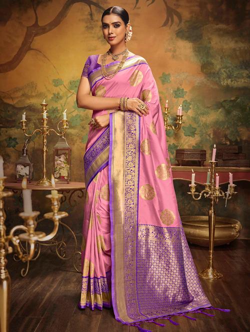 women self design banarasi saree - 21226062 - Very Small Image - 1
