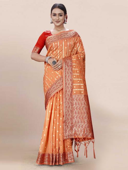 women self-designed handloom saree - 21226477 - Very Small Image - 1