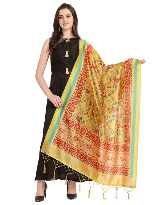 multicolored printed dupatta - 21229358 - Very Small Image - 1