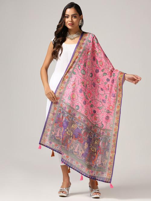 multicolored printed dupatta - 21229378 - Very Small Image - 1