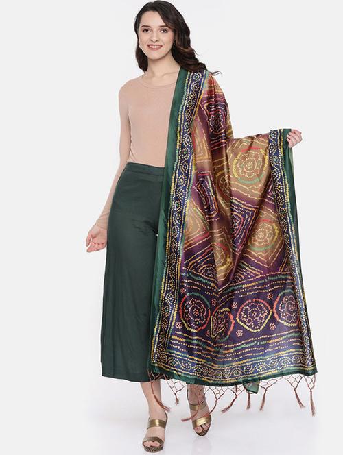 women printed dupatta - 21229409 - Very Small Image - 1