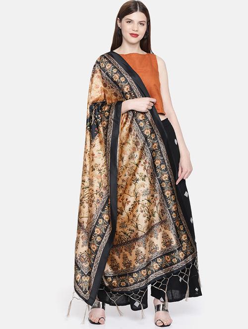 women printed dupatta - 21229415 - Very Small Image - 1