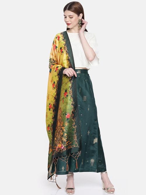 women printed dupatta - 21229420 - Very Small Image - 1