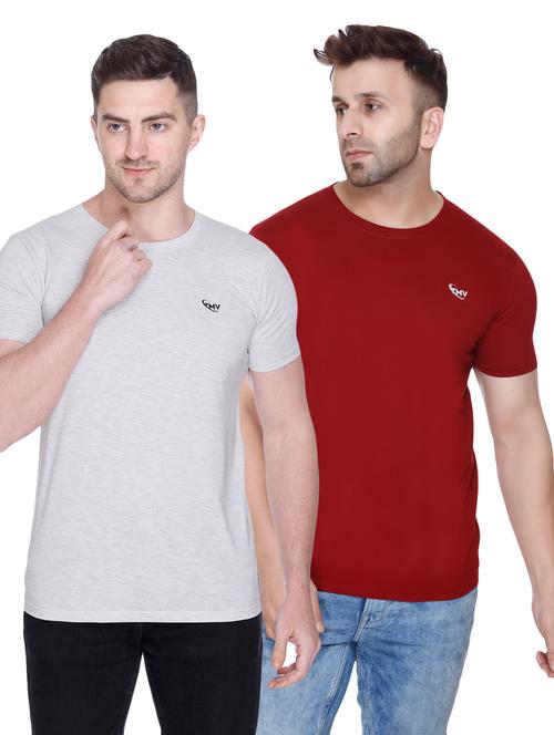 men pack of 2 cotton t-shirt - 21231116 - Very Small Image - 1
