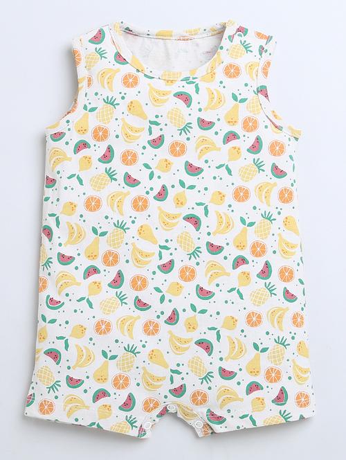 white cotton onesie - 21232330 - Very Small Image - 1
