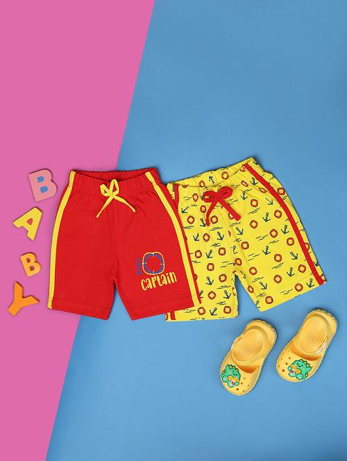 kids pack of 2 printed shorts - 21233215 - Very Small Image - 1