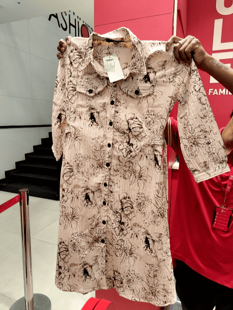 off white chiffon dress - 21233406 - Very Small Image - 1